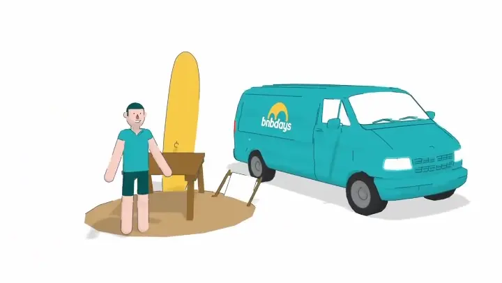 Bnbdays 3D motion, animation, Manu Esbozo