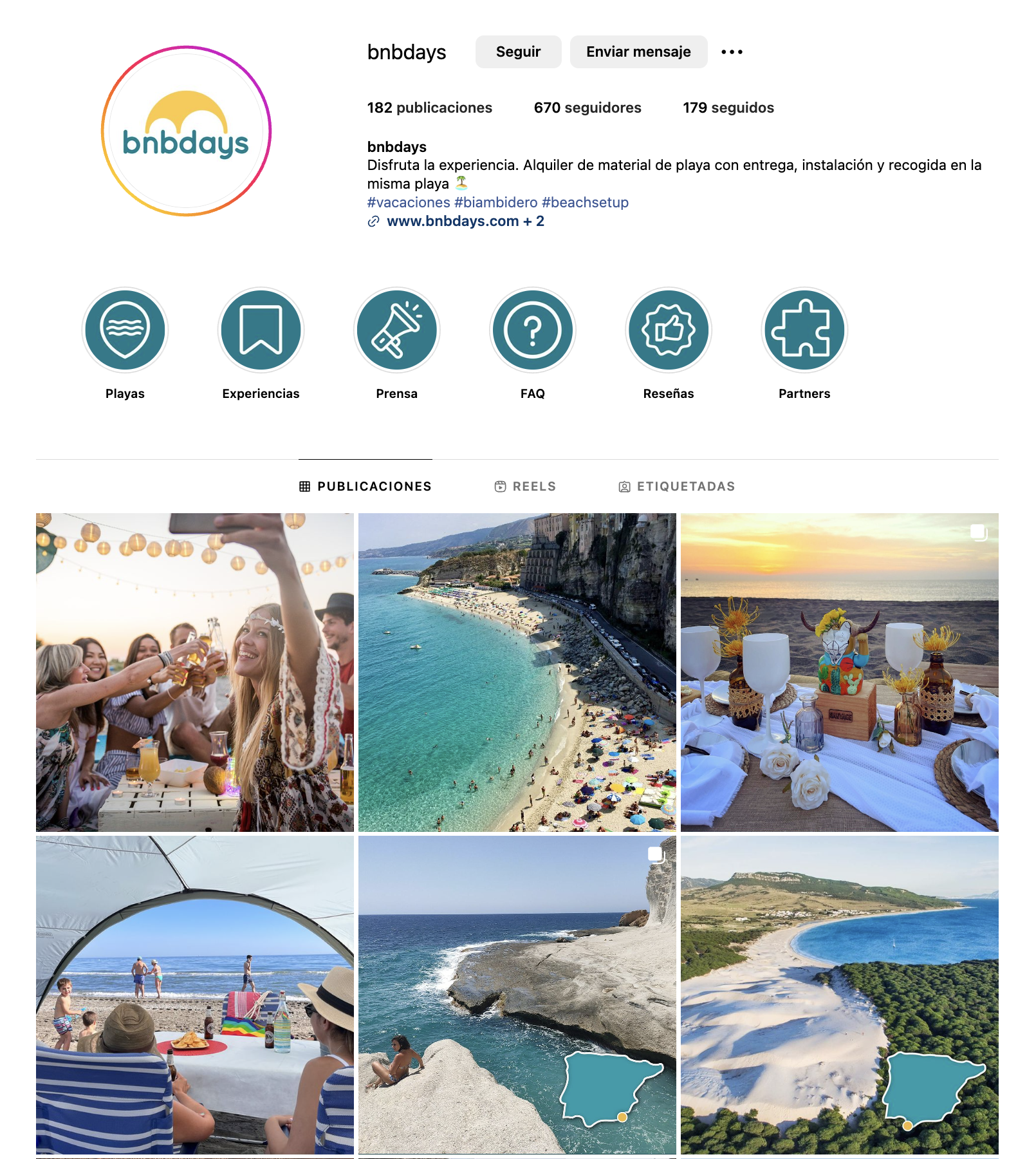 Bnbdays social media content, Manu Esbozo